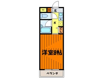 間取図 アベニュ－リップル長田Ⅱ