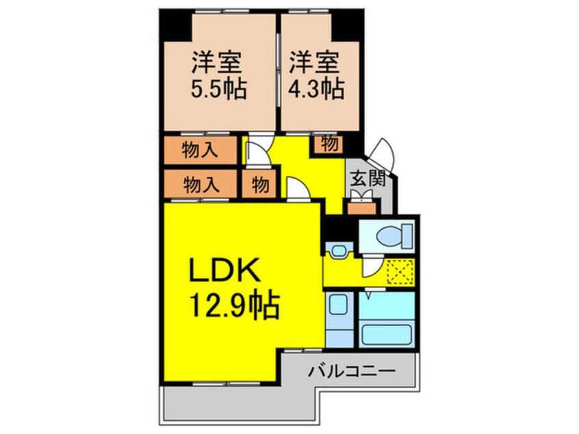 間取図 千里山田西団地A－１１棟