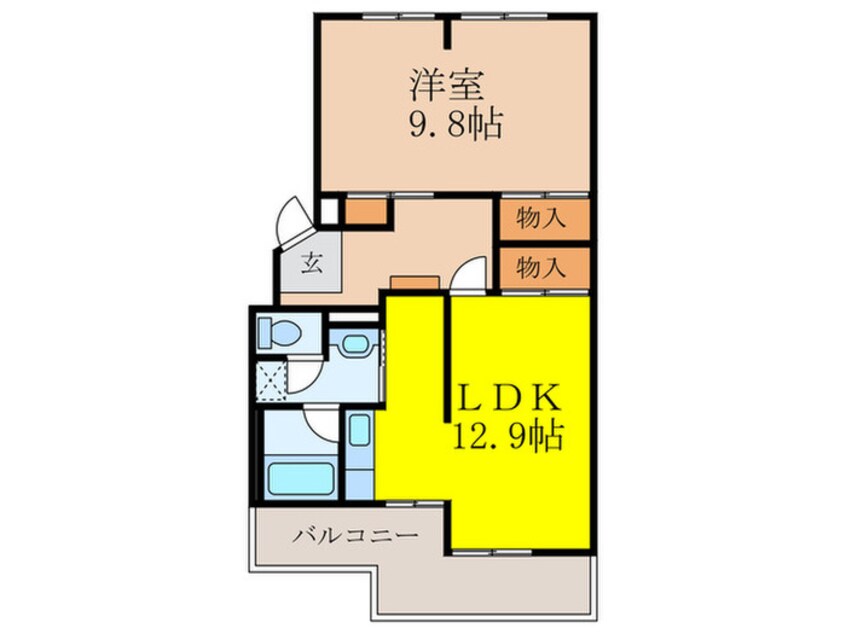 間取図 千里山田西団地A－１１棟