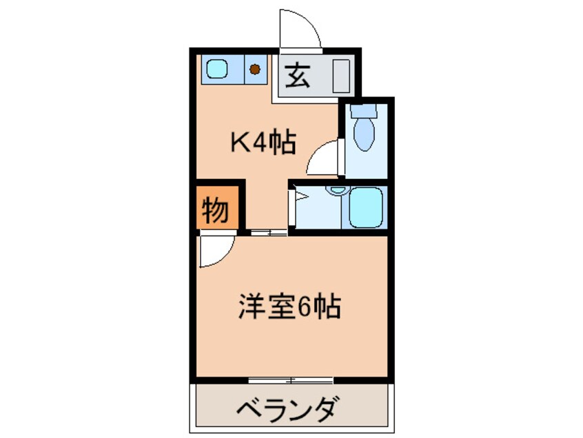 間取図 津之江パ－クハイツ２号館