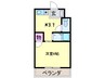 津之江パ－クハイツ２号館 1Kの間取り