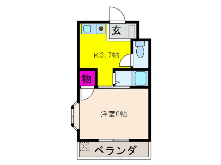 間取図 津之江パ－クハイツ２号館