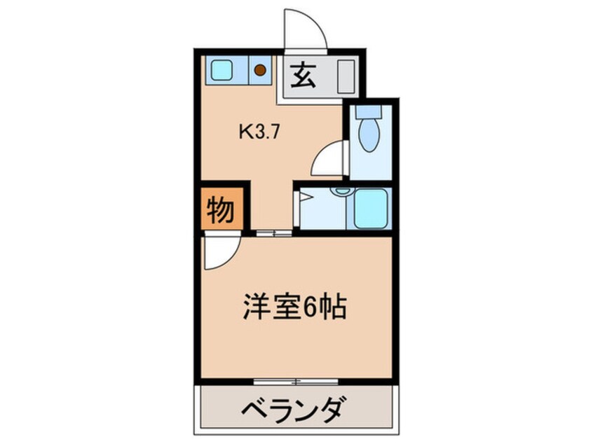 間取図 津之江パ－クハイツ２号館