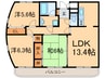 サンシ－ズ南山手 3LDKの間取り