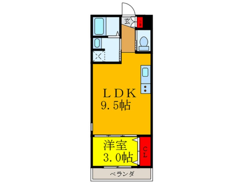 間取図 ルーエイズミ