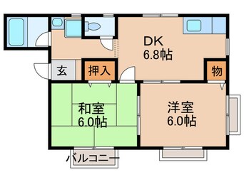 間取図 大槻ハイツ