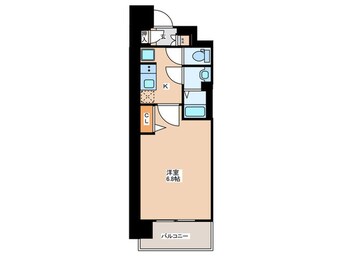 間取図 レシオス大阪城北詰（501）