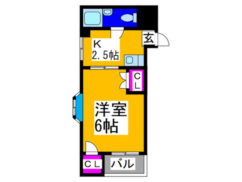 間取図 パ－クサイドフジⅠ