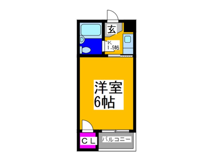 間取図 パ－クサイドフジⅠ