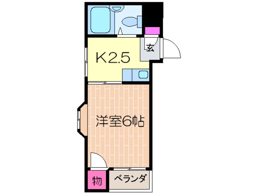 間取図 パ－クサイドフジⅠ
