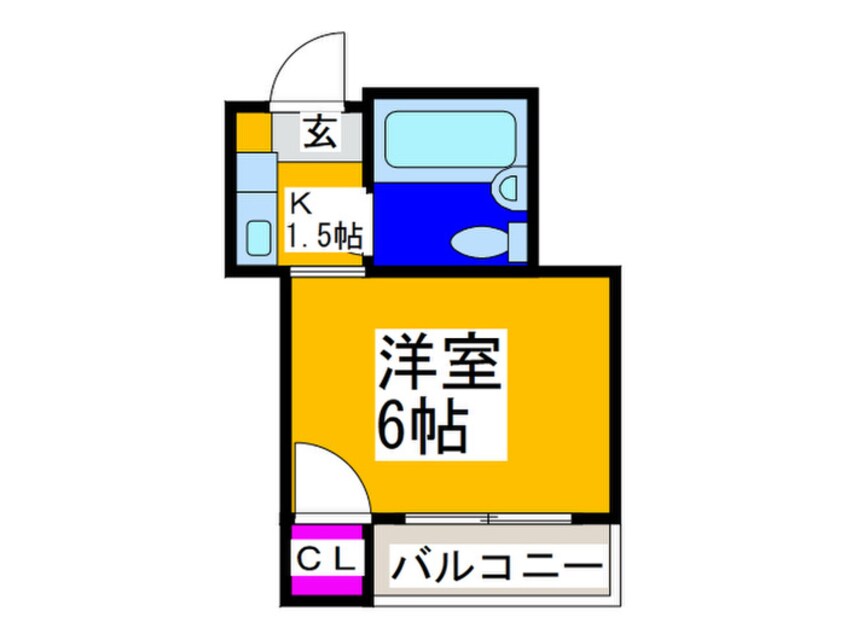 間取図 パ－クサイドフジⅠ