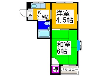 間取図 パ－クサイドフジⅠ