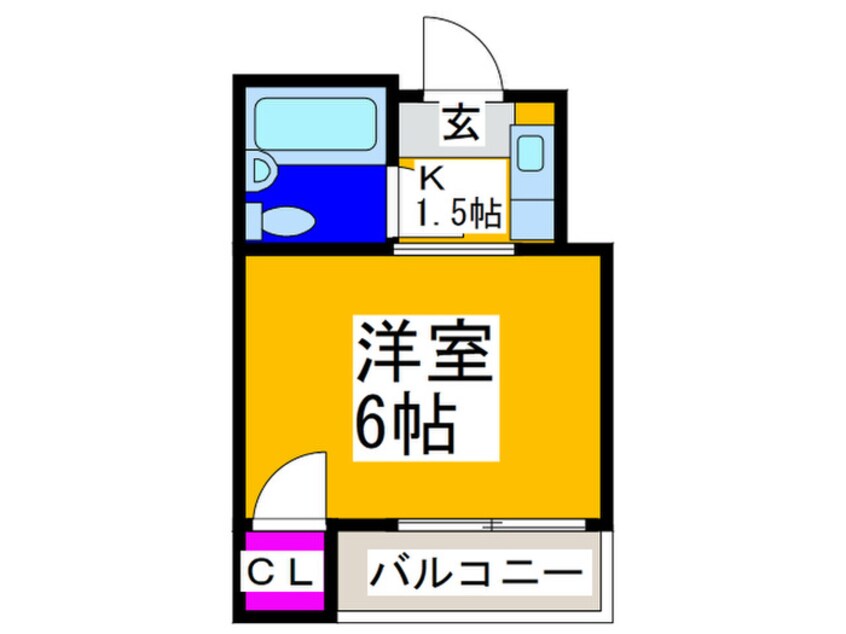 間取図 パ－クサイドフジⅠ