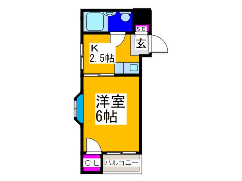 間取図 パ－クサイドフジⅠ