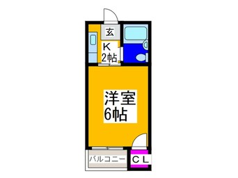 間取図 パ－クサイドフジⅡ