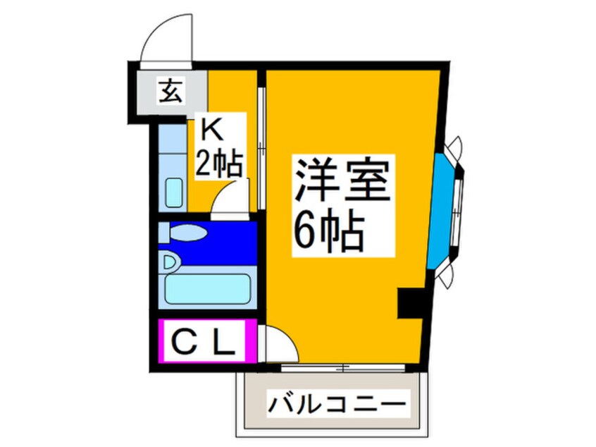 間取図 パ－クサイドフジⅡ