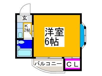 間取図 パ－クサイドフジⅡ