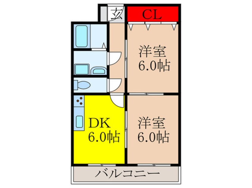 間取図 戸田ﾏﾝｼｮﾝ