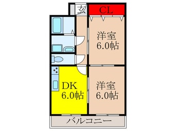 間取図 戸田ﾏﾝｼｮﾝ