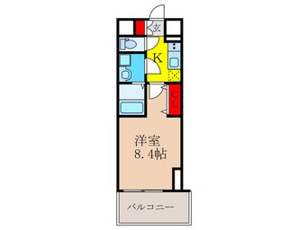 間取図 ﾌｧｰｽﾄﾌｨｵｰﾚ吹田ﾌﾞﾗﾝｼｪ(203)