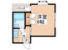 リバティ－中央 1Kの間取り