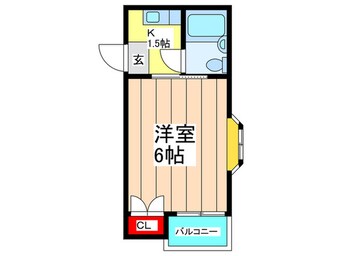 間取図 リバティ－中央