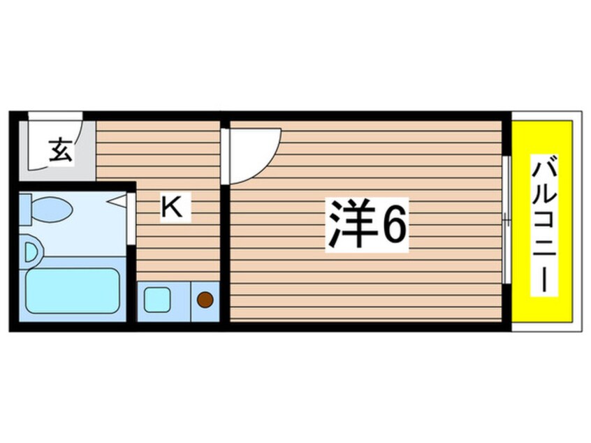 間取図 エクセレンス武庫之荘