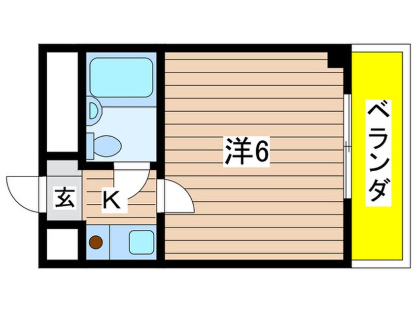 間取図 エクセレンス武庫之荘