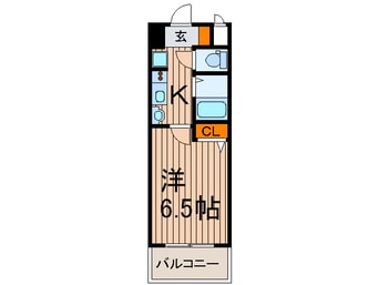 間取図 ｴｽﾃﾑｺ-ﾄ神戸西Ⅲﾌﾛﾝﾀ-ｼﾞｭ(1006)