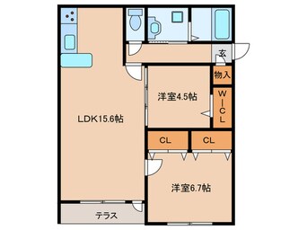 間取図 仮）D-room善根寺町5丁目