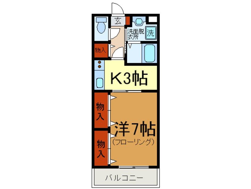 間取図 タカマツ神戸駅南通