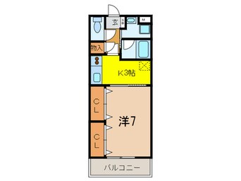 間取図 タカマツ神戸駅南通