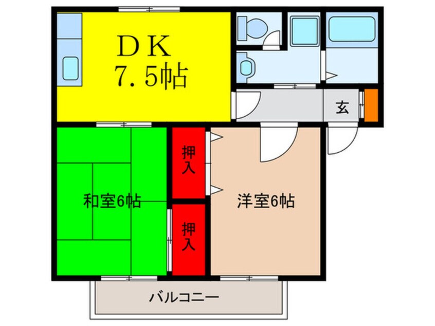 間取図 ボヌ－ル