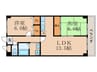 メルベ－ユ杉 2LDKの間取り