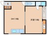 ダイヤマンション 1DKの間取り