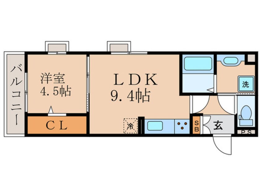 間取図 セジュール石田森南