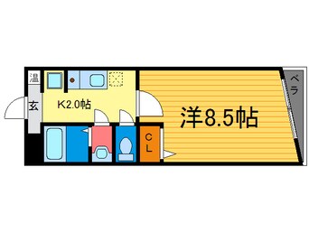 間取図 シャト－ボヌ－ル