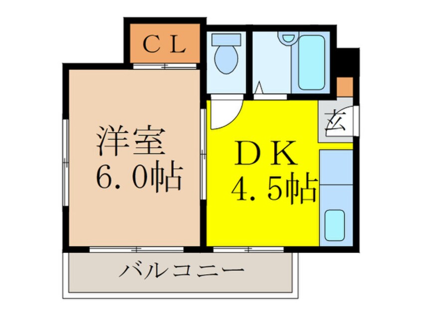 間取図 エコ－ハイツ