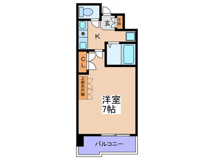 間取り図 ﾗﾅｯﾌﾟｽｸｴｱ天満ﾌﾟﾗｲﾑ(908)