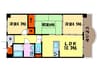 アネーロ長岡京 3LDKの間取り
