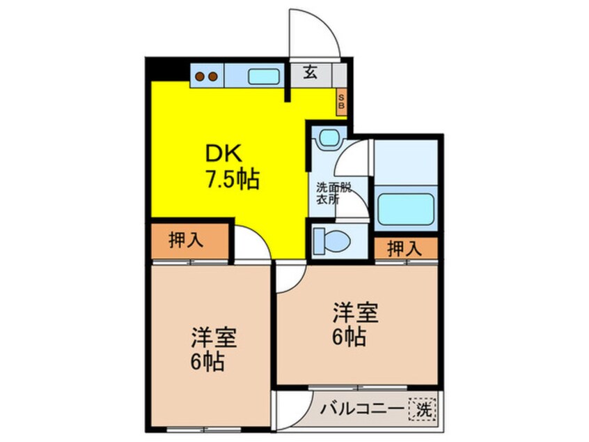 間取図 メゾンド針中野