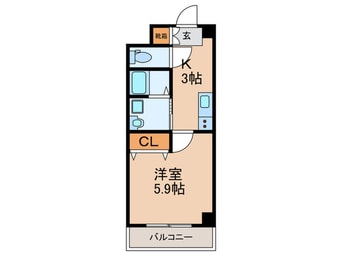 間取図 ＦＡＰＡＲＴ吉野