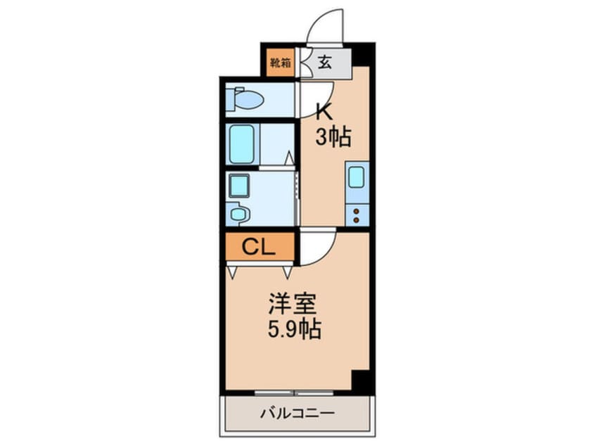 間取図 ＦＡＰＡＲＴ吉野
