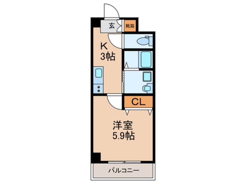 間取図 ＦＡＰＡＲＴ吉野