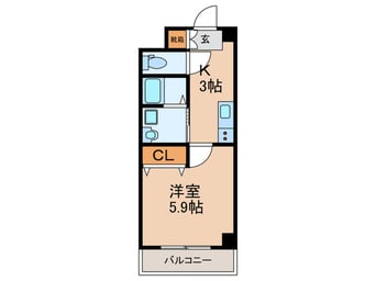 間取図 ＦＡＰＡＲＴ吉野