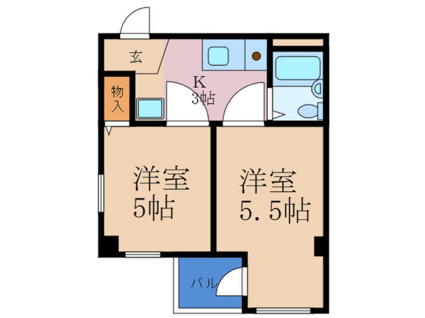 間取図 WH0′S　WHO　AP．　さぎす