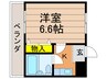 カ・リオベッロ 1Kの間取り