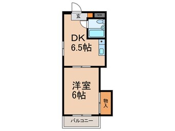 間取図 シンエ－ハイツ六甲道