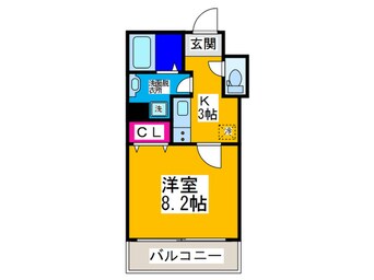 間取図 ラシーヌ阿倍野