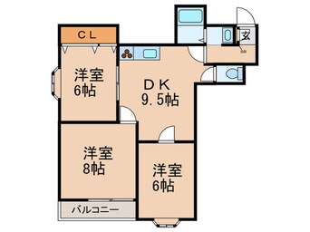 間取図 クィーンライフＩＭＡＺＵ